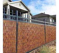 Recinzione per la privacy per cortile, patio e giardino, 100 x 400 cm, soluzione per la privacy esterna, resistente alle intemperie, ai raggi UV, protezione della privacy per case