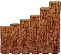 Recinzione per la privacy per giardino, schermi e pannelli decorativi per esterni, recinzione in bambù naturale, 1,2 m x 2 m, soluzioni ecologiche per la privacy del giardino