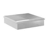 Recinzione per lumache, 8 pezzi, 100 x 3,5 x 25 cm, argento | Metallo resistente per esterni, montaggio facile, barriera contro i parassiti, design minimalista