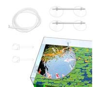 Recinzione per piante galleggianti, recinto per piante galleggianti per acquario - L'anello per piante galleggianti protegge le piante galleggianti,Migliora la chiarezza 'acqua Anello di alimentazione