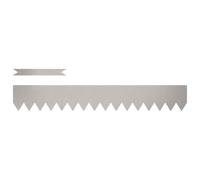 Recinzione per prato, 20 pezzi, in materiale inossidabile, resistente alle intemperie, 100 x 0,05 x 15 cm, flessibile, per giardino, terrazza, delimitazione di sentieri e paesaggistica