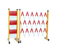 Recinzione Pieghevole For Il Traffico, Cancello Di Sicurezza Espandibile E Retrattile Con Ruote, Recinzione Mobile Resistente, Bianca E Rossa For Eventi Di Costruzione(Red,300cm/9.8FT)