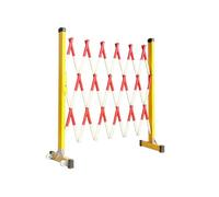 Recinzione pieghevole for il traffico, recinzione in plastica espandibile, rotelle laterali for un facile spostamento, adatta for lavori di costruzione temporanei e gestione del(Color-2,600CM/19.6FT)