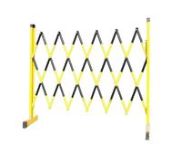 Recinzione pieghevole for il traffico, recinzione in plastica espandibile, rotelle laterali for un facile spostamento, adatta for lavori di costruzione temporanei e gestione del(Color-1,250CM/8.2FT)