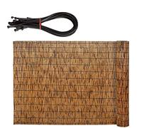 Recinzione privacy in bambù per balcone e patio 2 1,7 m di altezza 6,6 10,1 m di lunghezza, parasole per esterni per giardino e galleria 101 x 610 cm