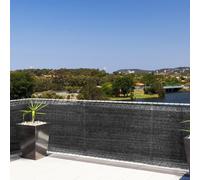 Recinzione privacy Schermo di visualizzazione rinforzato Protezione visiva Schermo privacy per giardino esterno Cortile Balcone Recinzione contro il vento