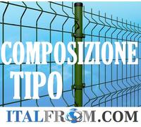 RECINZIONE RETE METALLICA MODULARE "SUPER ECO PLASTIC"- H 175 cm- 165mt LINEARI