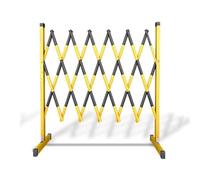 Recinzione Retrattile For Il Traffico, Recinzione Di Sicurezza Pieghevole Gialla Con Ruote Girevoli, Portatile, For Garage, Scuole, Centri Commerciali(Color1,100x120cm)