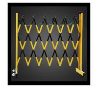 Recinzione Retrattile For Il Traffico, Struttura Di Sicurezza Pieghevole Con Rotelle, Recinzione For Esterni, For Garage Stradali(Color2,200x120cm)