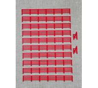 Recinzione Ringhiere Oo Ho Nuovo 10 Confezione Tutti Colori Scala 1:76 Modelli