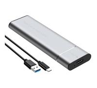 Recinzione solida del disco con il tipo di alluminio di dissipazione del calore di trasferimento veloce 5Gbps di velocità veloce connessione di C