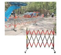Recinzione Stradale espandibile in Acciaio Inossidabile, barriera di Sicurezza Retrattile Portatile, barricata Mobile per Il Controllo della Folla, barriera di Sicurezza Pieghevole per garag