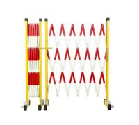 Recinzione stradale espandibile, recinzione di isolamento mobile, facile da trasportare, adatta for il controllo della folla e l'isolamento dei cantieri(Color-2,900CM/29.5FT)