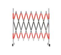 Recinzione stradale espandibile, recinzione di sicurezza in acciaio inossidabile, retrattile e salvaspazio, adatta for cantieri edili e recinzioni di aree(700CM/23FT)