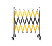 Recinzione stradale industriale espandibile, recinzione mobile, ruote bloccabili, for manutenzione, costruzione e controllo del traffico(Color-3,900CM/29.5FT)