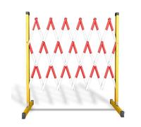 Recinzione Stradale Retrattile Portatile, Cancello Temporaneo Mobile Flessibile, Barriera Di Sicurezza Mobile Con Recinzione Flessibile Regolabile, For Ospedali(Color2,700cm)