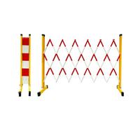 Recinzione Telescopica For Il Traffico, Cancello Di Sicurezza Mobile Da 11,4 Piedi, Recinzione Espandibile Retrattile Con Ruote, Bianco Rosso, For Il Controllo(Red,800cm/26.2FT)