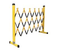 Recinzione Telescopica For Il Traffico Da 9,8 Piedi, Cancello Di Sicurezza Pieghevole, Protezione Flessibile For Il Controllo Della Folla, Con Ruote Laterali, For Il Controllo(Black,300cm/9.8FT)