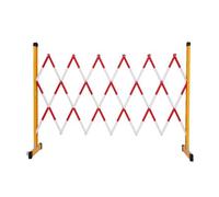 Recinzione Telescopica For Il Traffico, Recinzione For Cantieri Con Isolamento Elettrico, Cancello Di Sicurezza Pieghevole Da 11,4 Piedi, Protezione Flessibile(Red,350cm/11.4FT)