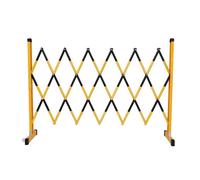 Recinzione Telescopica For Il Traffico, Recinzione For Cantieri Con Isolamento Elettrico, Cancello Di Sicurezza Pieghevole Da 11,4 Piedi, Protezione Flessibile(Black,400cm/13.1FT)