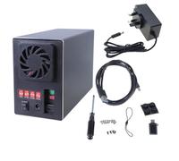Recinzione USB 3.1 di alluminio 2 della baia 3.5Inch HDD con la cassa del fan HDD