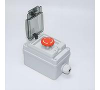 Recinzione valutata robusta IP67 per il commutatore di arresto di sicurezza con il collegamento terminale a vite nelle impostazioni industriali (C)