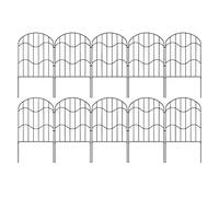 Recinzioni Decorative | 3,3 M X 33 Cm X 61 Cm Recinzione Resistente | 10X Recinto Temporaneo Per Aree Animali Domestici Esterno Aiuole Cortile Paesaggistica Eventi