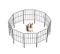 Recinzioni Decorative | Barriera per Animali da 10 Pezzi,Staccionata Decorativa,per Balcone Terrazzo Cortile Esterno Coniglio Portico Piante Cane