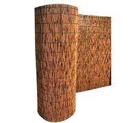 Recinzioni in rotolo di bambù Schermi decorativi per la privacy del giardino Barriere all'aperto di bambù carbonizzato recinzioni eleganti per balconi Soluzioni ecologiche per il giardino