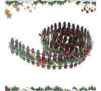 Recinzioni per albero di Natale - Recinzione decorativa, accessori da giardino fatata | Guardia per albero di vacanza in legno, recinto per albero di Natale sicuro per bambini e animali domestici, Dic