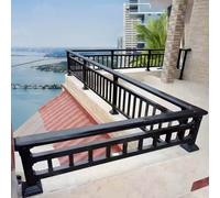 Recinzioni Prolunghe Kit di Ringhiera Orizzontale in Acciaio per Terrazza, Estensione di Altezza Della Recinzione per Garantire la Privacy di Piscine/Balconi Sicuri, Paletti(18x18in/45x45cm)