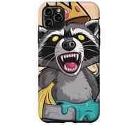 Recion Royalty Trash King King Crown Critter Humor Custodia per iPhone 11 Pro Max