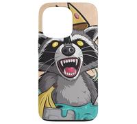 Recion Royalty Trash King King Crown Critter Humor Custodia per iPhone 13 Pro