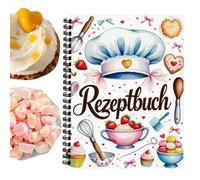 Recipe Book, Family Cookbook Hardcover Notebook with Meal Organizer, Diet Planner Kitchen Cooking, Baking, Holiday Dinners, Salads, Desserts, Ideal for Home Chefs, Use, and Family Food Planning
