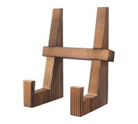 Recipe Book Stand, Kitchen Book Stand Holder, Wooden Cookbook Display, Rustic Ornament for Kitchens Counter Tops, 4,72 x 4,72 x 8,86 pollici for Home Chefs and Cooking Lovers