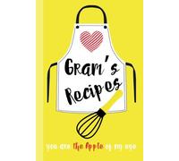 Recipe Book to Write in Your Own Recipes, Blank Cook Book/Journal | Keepsake for Sharing and Preserving Handwritten Dishes from Loved Ones: Cherished ... 6x9” Hardcover | Record 40 Meals | GRAM