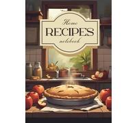Recipe Notebook, Cookbook, Journal to fill with your favorite home cooking recipes