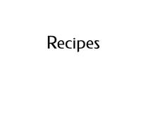 Recipes: A blank notebook to hold your own recipes and organize and hold up to 200 recipes.