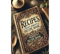 Recipes A Hearty Homestyle Recipe Book: Blank Recipe Book To Write In Your Own Recipes | Fill In Your Favorite Recipes In This Empty Cookbook