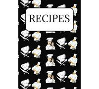Recipes: Blank Recipe Journal | Save your own beloved creations on this Empty Cookbook