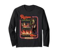 Recipes Witch Halloween Sarcastic Retro Funny Adult Humor Maglia a Manica