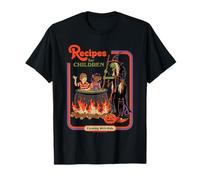 Recipes Witch Halloween Sarcastic Retro Funny Adult Humor Maglietta