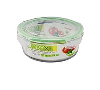 Recipiente Hermetico Cristal Redondo 850 ml. Ã˜ 165 x 8 (alt) cm.