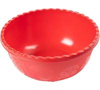 Recipiente insalatiera multiuso rotonda rossa. Ciotola con una capienza di 2.5 L