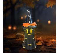 Recitem Lampada a forma di fantasma, in resina sintetica con cappello da strega, per interni, feste, decorazione da tavolo, 1 pezzo, in resina sintetica di ricambio a forma di drago (A)