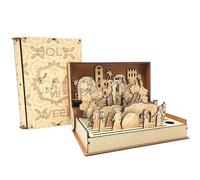 Recitem Regalo per famiglie di Pasqua - Set di libri di Pasqua fai da te con scena di risurrezione, ricordo della settimana santa e decorazione pasquale fatta a mano per la casa