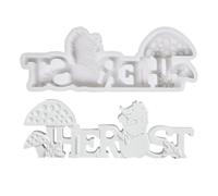 Recitem Stampo in silicone per l'inverno, per il fai da te, per Natale, decorazione della casa, 2 misure (B)