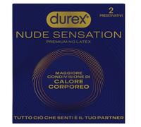 Reckitt Benckiser Preservativi Durex Nude Sensation in nitrile, 2 pezzi