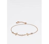 Reclaimed Vintage - Bracciale unisex dorato con croce-Oro One Size