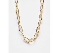 Reclaimed Vintage - Catenina dorata unisex-Oro One Size